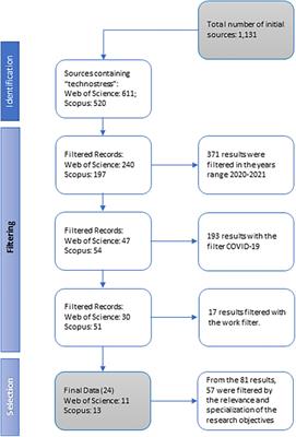 Technostress at work during the COVID-19 lockdown phase (2020–2021): a systematic review of the literature